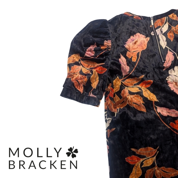 NWOT - Molly Bracken Black 'Ashley' Mini Dress with chic puff sleeve - XS - Picture 5 of 6